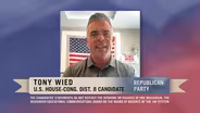 2024 Candidate Statement: Tony Wied, US House - 8th Congressional District