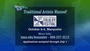 Upper Peninsula Folklife Festival Seeks Traditional Artists