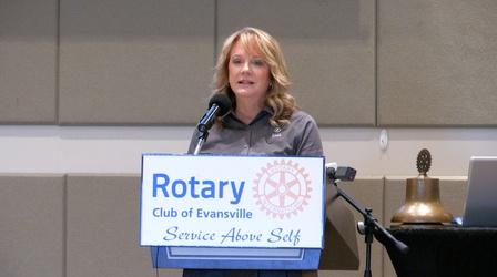 Video thumbnail: Evansville Rotary Club Regional Voices: Leah Curry, Toyota Motor Manufacturing IN