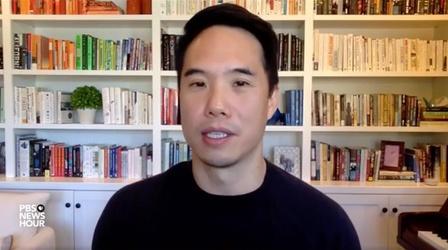Video thumbnail: PBS NewsHour Author Charles Yu on satire and Asian-American stereotypes