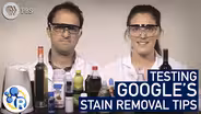We Tested Google’s Tips for Getting Stains Out