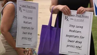 Protesters demand drugmakers negotiate lower prices for meds