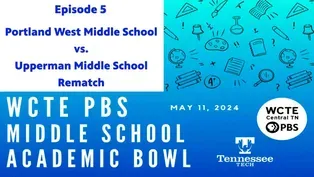 WCTE PBS Middle School Academic Bowl 2024 Ep.5