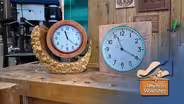 Turned Clock Spinning Time