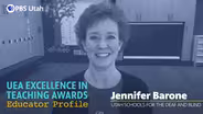 2021 UEA Excellence in Teaching Awards - Jennifer Barone