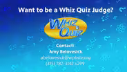 Whiz Quiz Judges