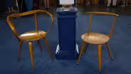 Appraisal: Prototype Nelson Side Chair & Pretzel Armchair