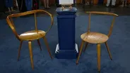 Appraisal: Prototype Nelson Side Chair & Pretzel Armchair