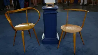 Appraisal: Prototype Nelson Side Chair & Pretzel Armchair