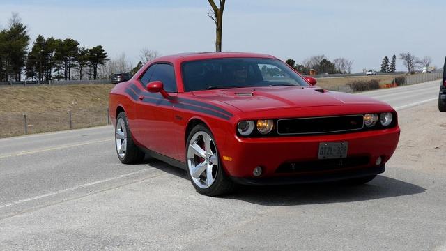 2012 Challenger and 1973 Barracuda