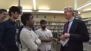 Pallone talks to students about the dangers of vaping