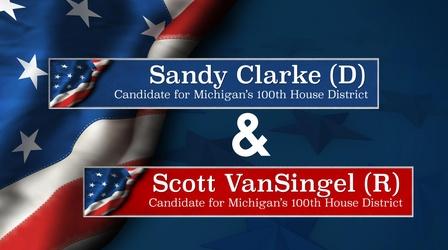 Video thumbnail: Meet the Candidates on CMU Public Television Meet the Candidates Clark (D-100) and VanSingel (R-100)