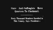 Ohio Suffrage History: Anti-suffrage Cincinnati