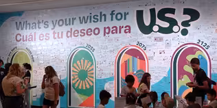 Smithsonian collects visitors' hopes for the next 50 years
