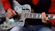 James Van Nuys Plays a Bronze Dean Brand Resonator Guitar