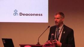 Video thumbnail: Evansville Rotary Club Regional Voices: Shawn McCoy, CEO Deaconess Health Systems