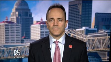 Video thumbnail: PBS NewsHour Bevin: Community engagement key to Medicaid work requirement
