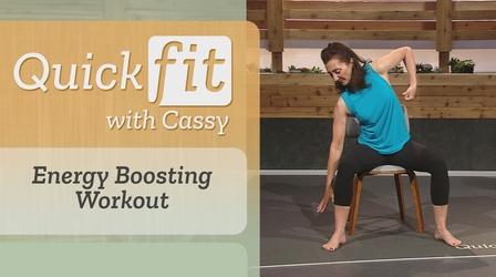 Video thumbnail: Quick Fit with Cassy Energy Boosting Workout