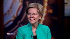 Video thumbnail: Iowa Press Senator Elizabeth Warren