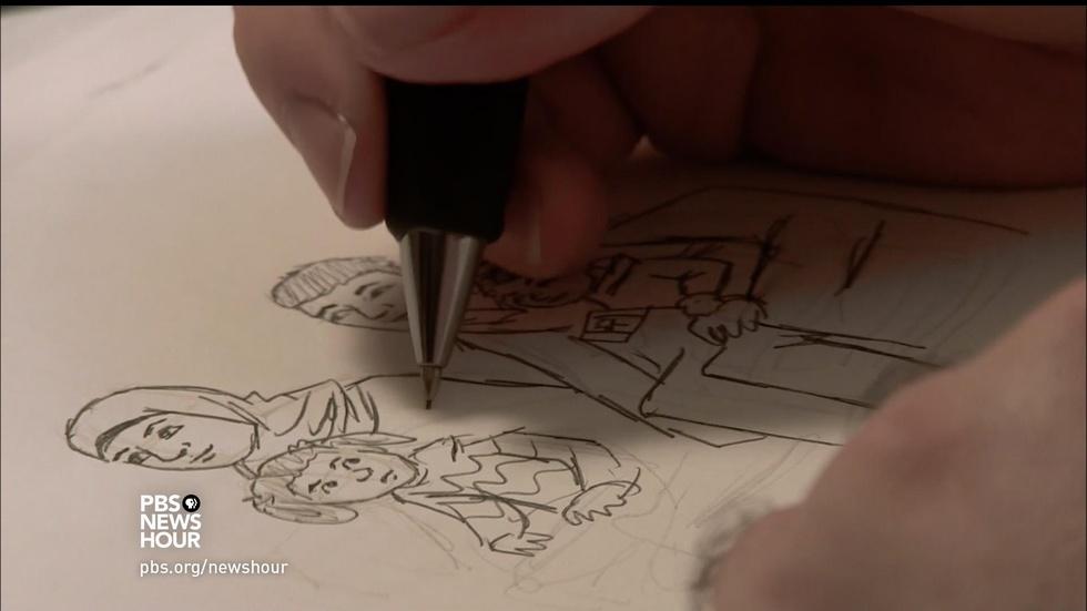 Comic artists draw out stories from Syrian refugees image