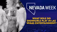 What role do showgirls play in Las Vegas entertainment?