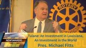 Video thumbnail: Newsmakers Tulane | Pres. Michael Fitts | 10/10/18 | Newsmakers