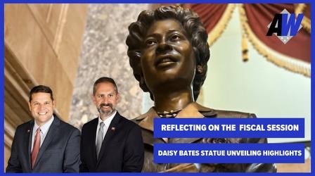 Video thumbnail: Arkansas Week Arkansas Week: Fiscal Session Review and Daisy Bates Statue Unveiling