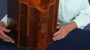 Appraisal: Boston Mahogany Knife Box, ca. 1800