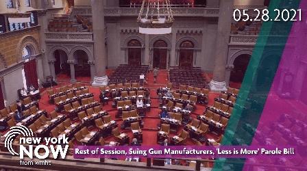 Video thumbnail: New York NOW Rest of Session, Suing Gun Manufacturers, Parole Bill