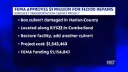 FEMA Approves $1 Million For Flood Repairs