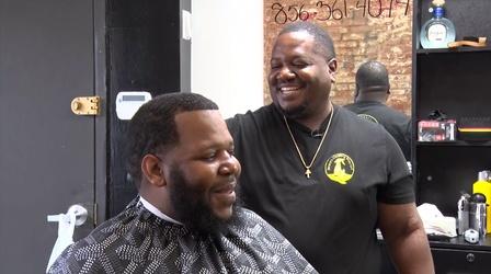 Camden barbers talk vaccine importance with customers