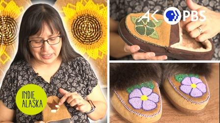 Video thumbnail: Indie Alaska Beaded flowers and birds are a cultural link for this artist