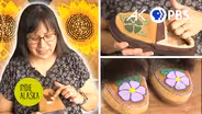 Beaded flowers and birds are a cultural link for this artist