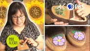 Beaded flowers and birds are a cultural link for this artist