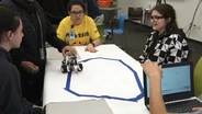 Students build Lego robots for National Robotics Week