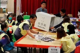 Hong Kong's local polls test support for ongoing protests