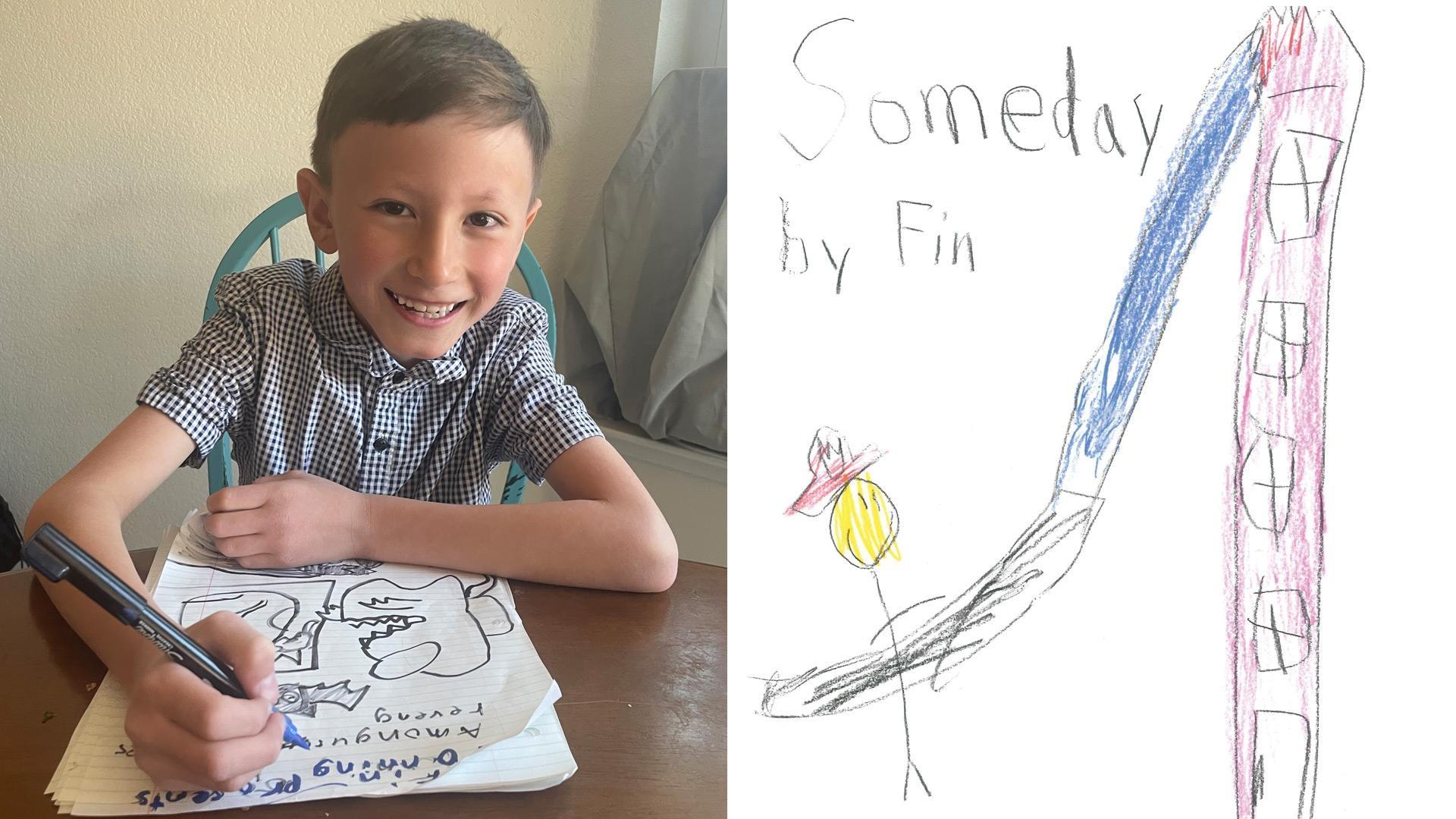 2nd Place in the Second Grade level: “Someday” by Fin, Gene Scarselli Elementary School