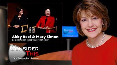 Video thumbnail: Consider This with Christine Zak Edmonds S02 E05: Mary Simon & Abby Reel | Barn III Dinner Theatre