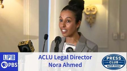 Video thumbnail: Press Club Nora Ahmed | ACLU Legal Director | 02/28/2022