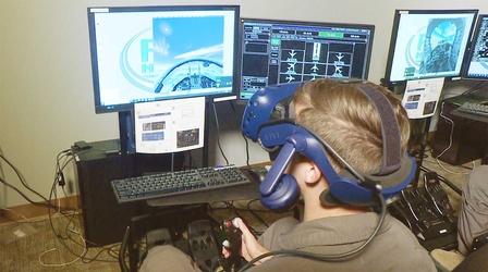 Video thumbnail: KLRN SciTech Now Aug. 2, 2018 | Virtual reality flight training