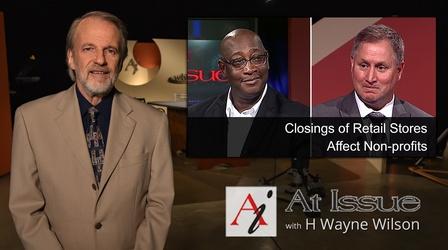 Video thumbnail: At Issue S31 E06: Closings of Retail Stores Affect Non-profits