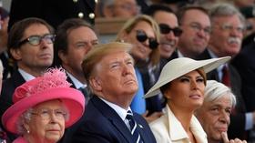 Video thumbnail: PBS NewsHour In Britain, Trump combines ceremony with controversy