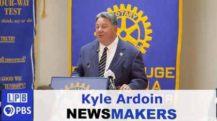 Video thumbnail: Newsmakers Kyle Ardoin | Secretary of State | 05/25/2022