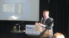 Video thumbnail: Evansville Rotary Club Regional Voices: Rodney Watson, USI Mens Basketball