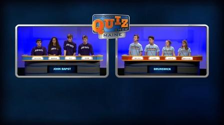 Video thumbnail: High School Quiz Show: Maine Brunswick vs. John Bapst - Semifinal