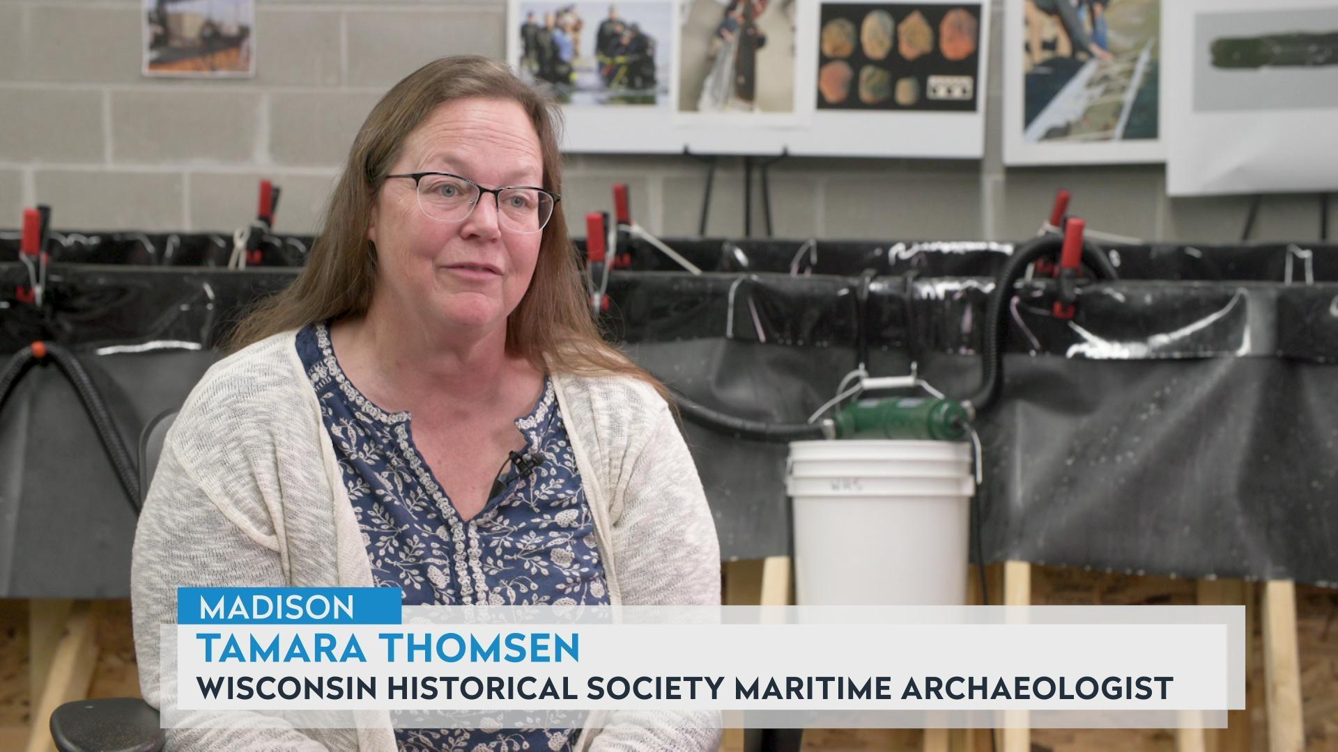 Tamara Thomsen on researching Lake Mendota’s ancient canoes Tamara Thomsen on researching Lake Mendota’s ancient canoes