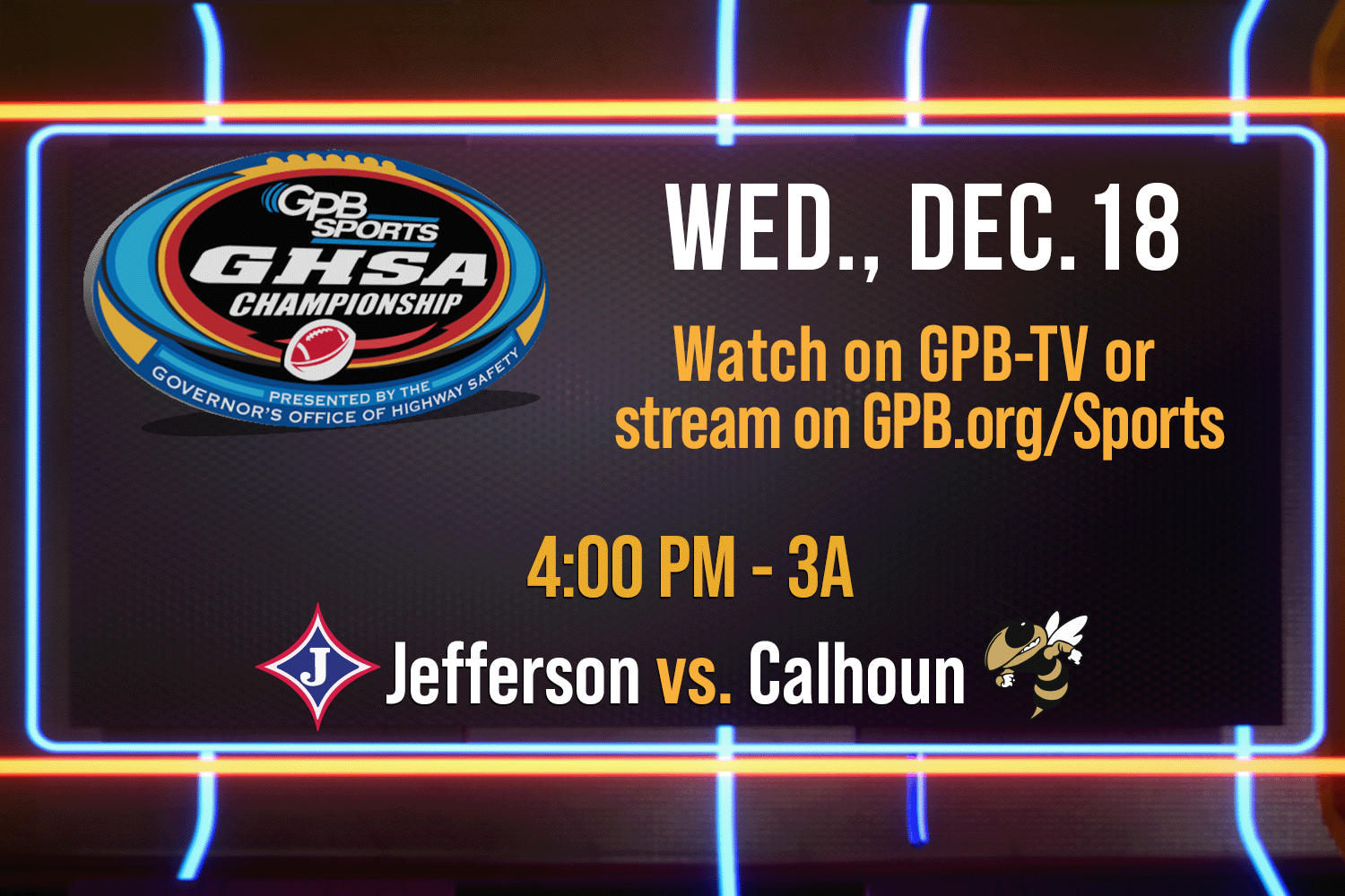 Football Fridays in Georgia 2024 GHSA 3A Football Championship