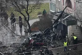 Ukrainian interior minister among 14 killed in crash