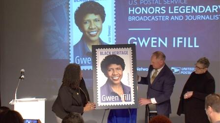 Video thumbnail: Living St. Louis Gwen Ifill Stamp