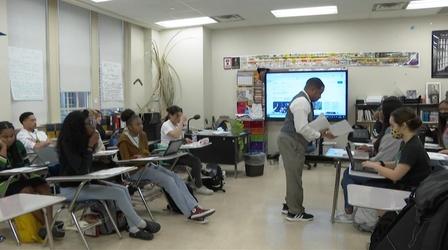 Video thumbnail: PBS NewsHour Why so few Black men teach in American classrooms